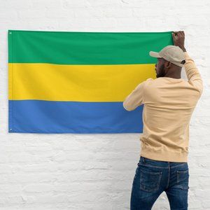 Gabon Flag (Customizable)
